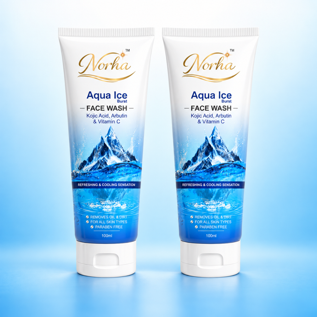 Norha Aqua Ice Face Wash Combo – Pack of 2 | Gentle Daily Cleanser