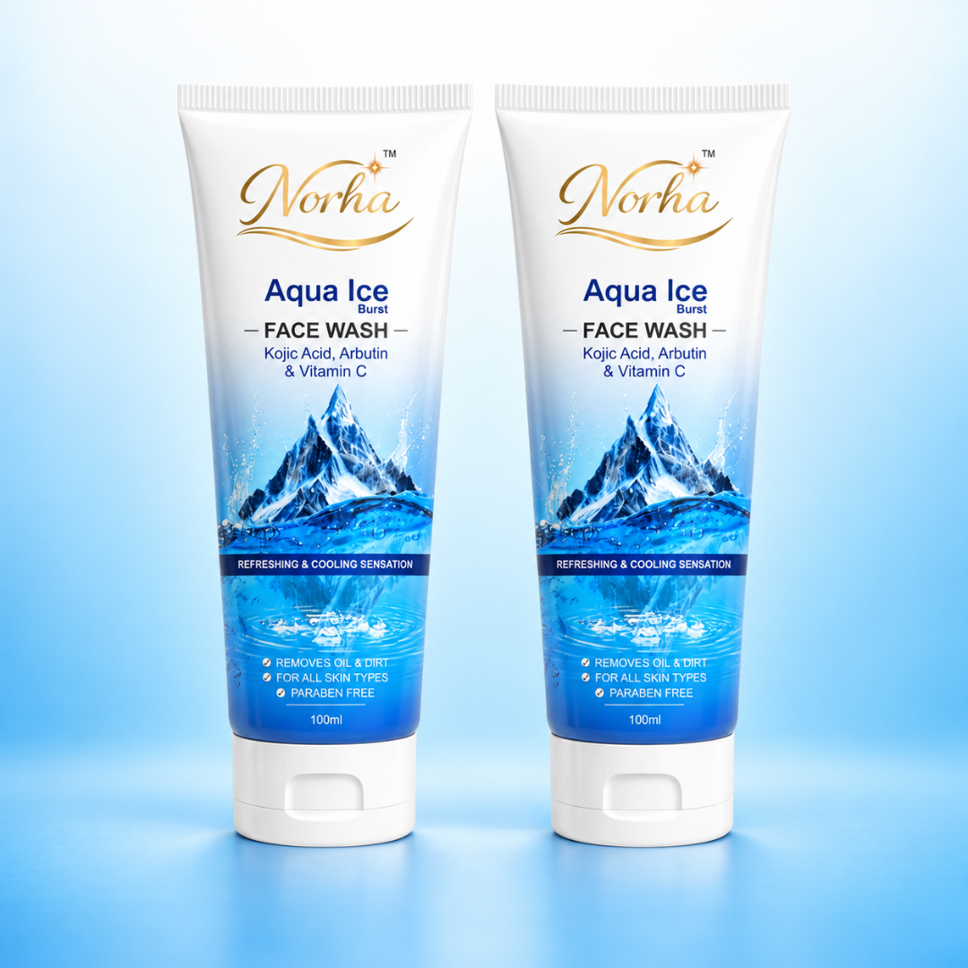 Norha Aqua Ice Face Wash Combo – Pack of 2 | Gentle Daily Cleanser