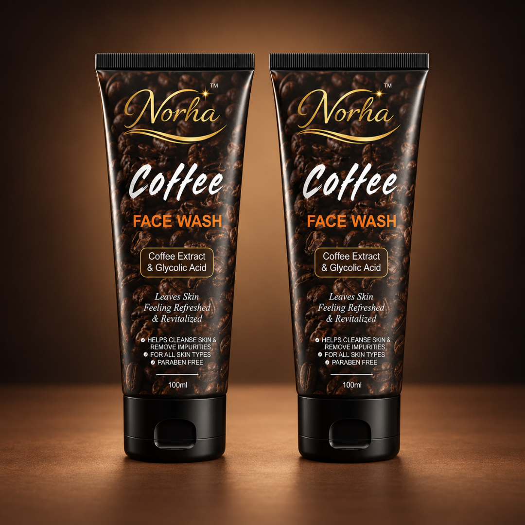Norha Coffee Face Wash Combo – Pack of 2 | Gentle Daily Cleanser