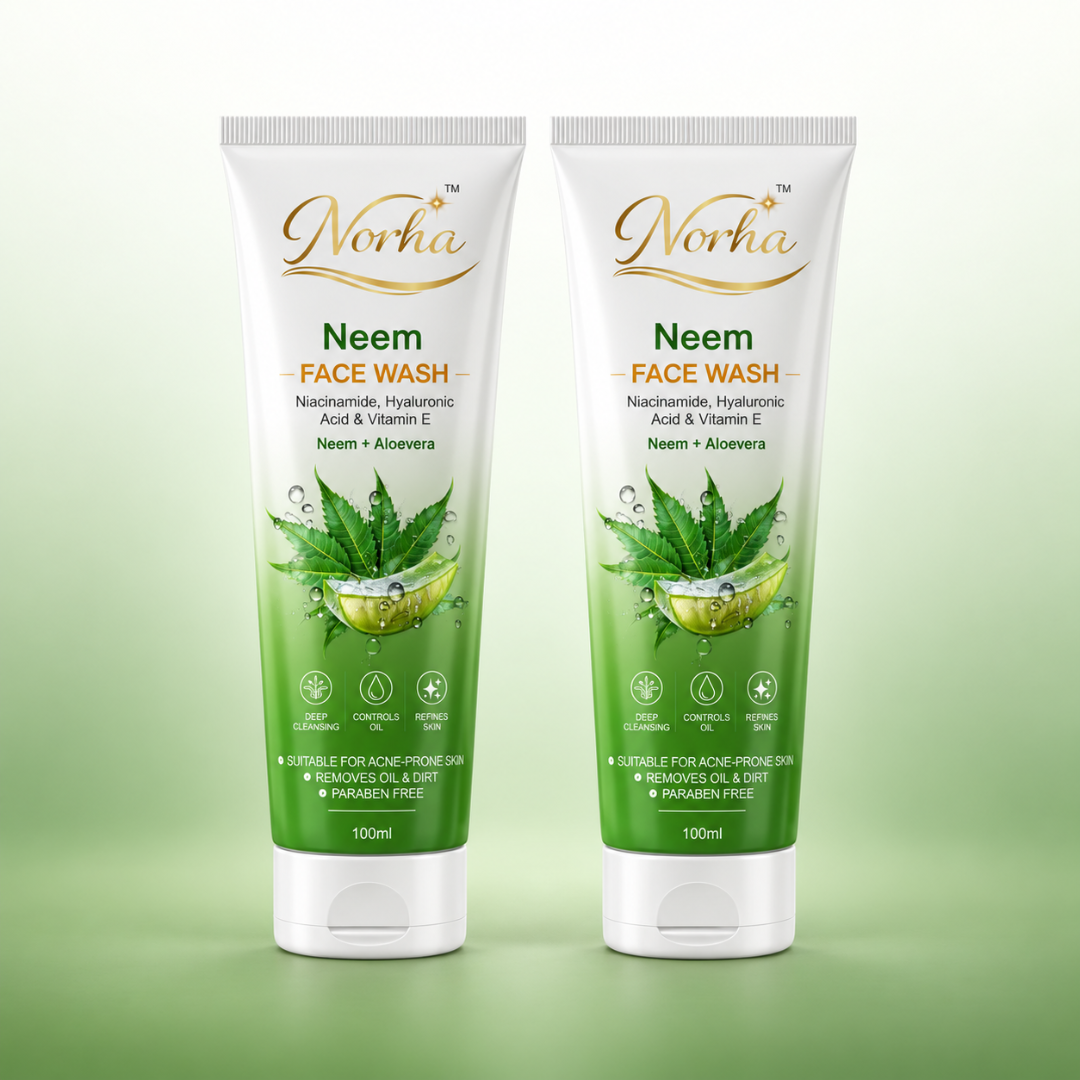 Norha Neem Face Wash Combo – Pack of 2 | Gentle Daily Cleanser