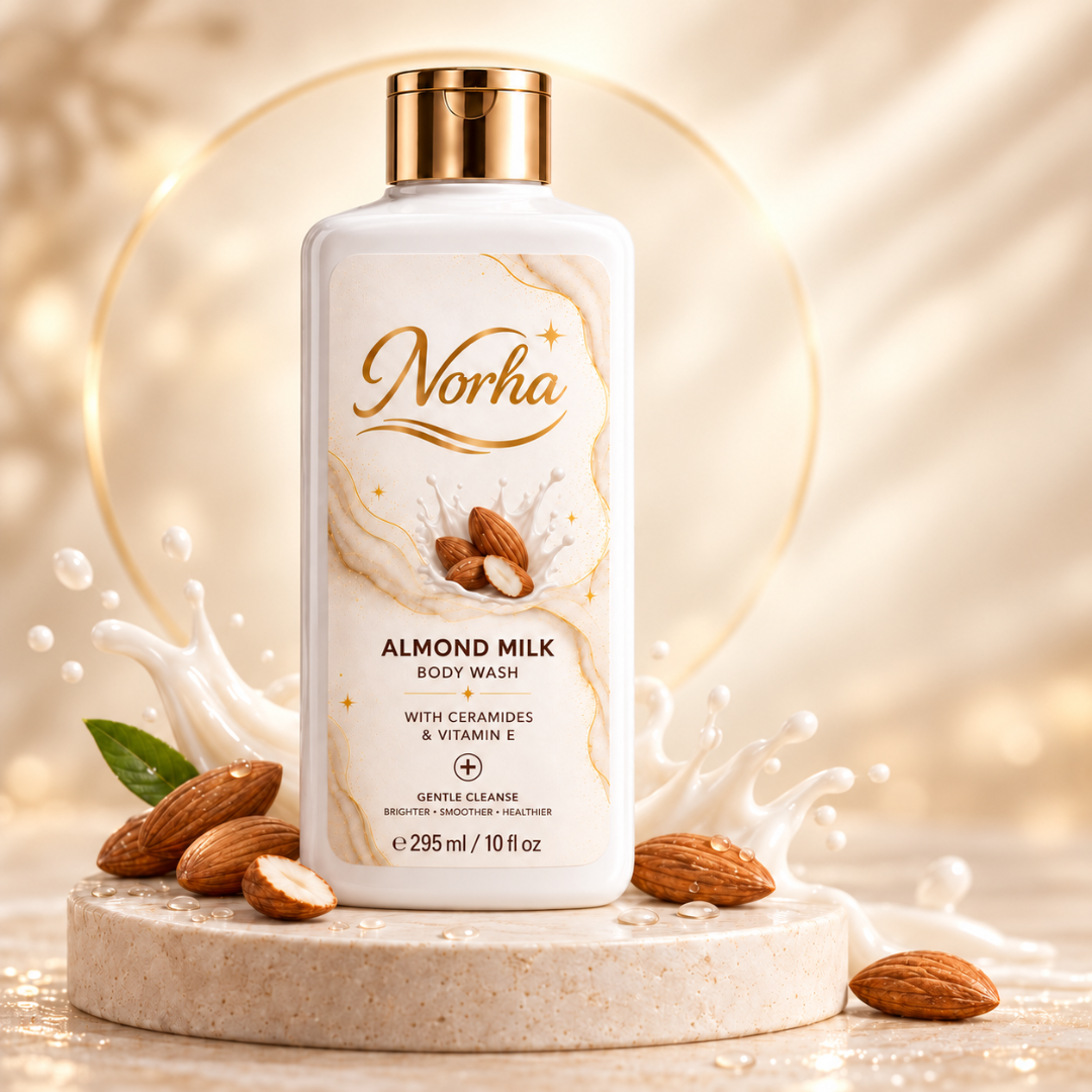 Norha Almond Body Wash | Nourishing Daily Cleanser