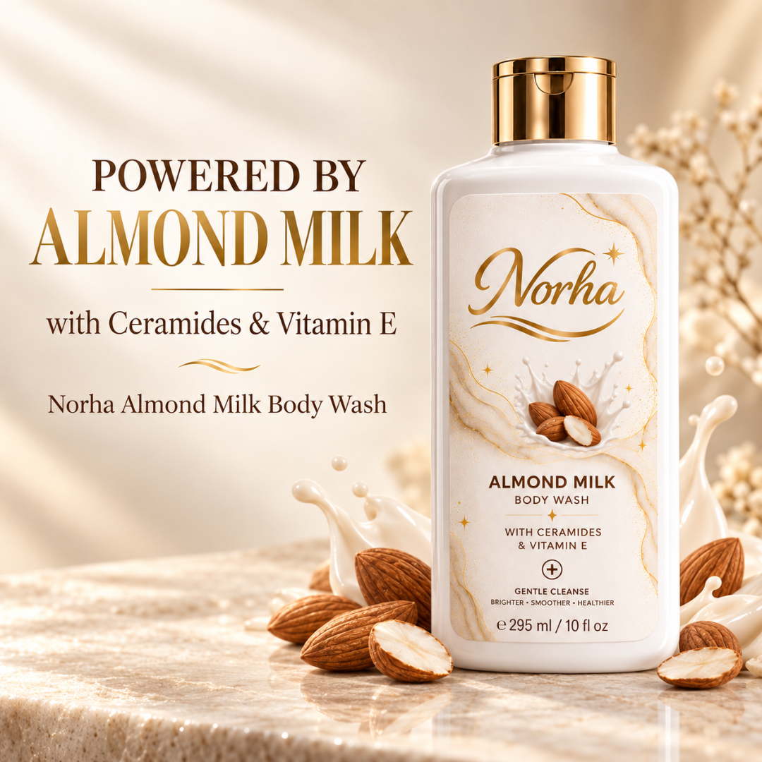 Norha Almond Body Wash | Nourishing Daily Cleanser