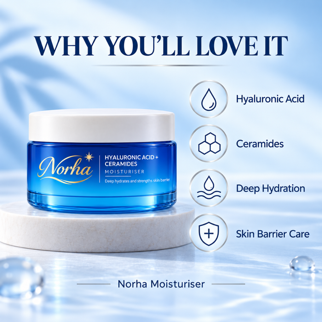 Norha Hyaluronic Acid Moisturizer | Intense Hydration & Skin Plumping
