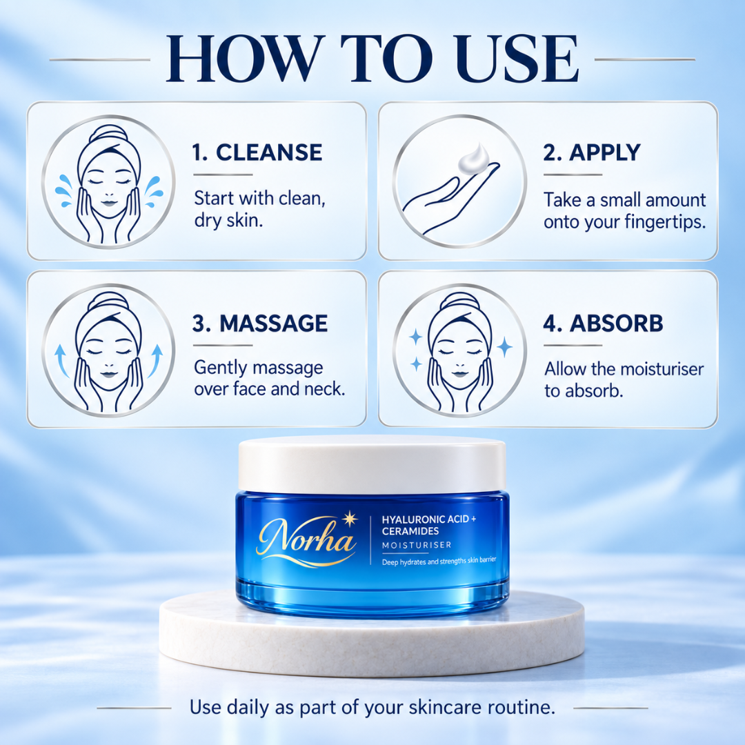 Norha Hyaluronic Acid Moisturizer | Intense Hydration & Skin Plumping