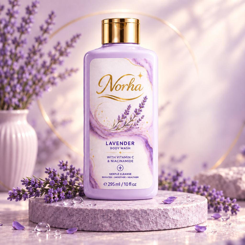 Norha Lavender Body Wash | Gentle Daily Cleanser