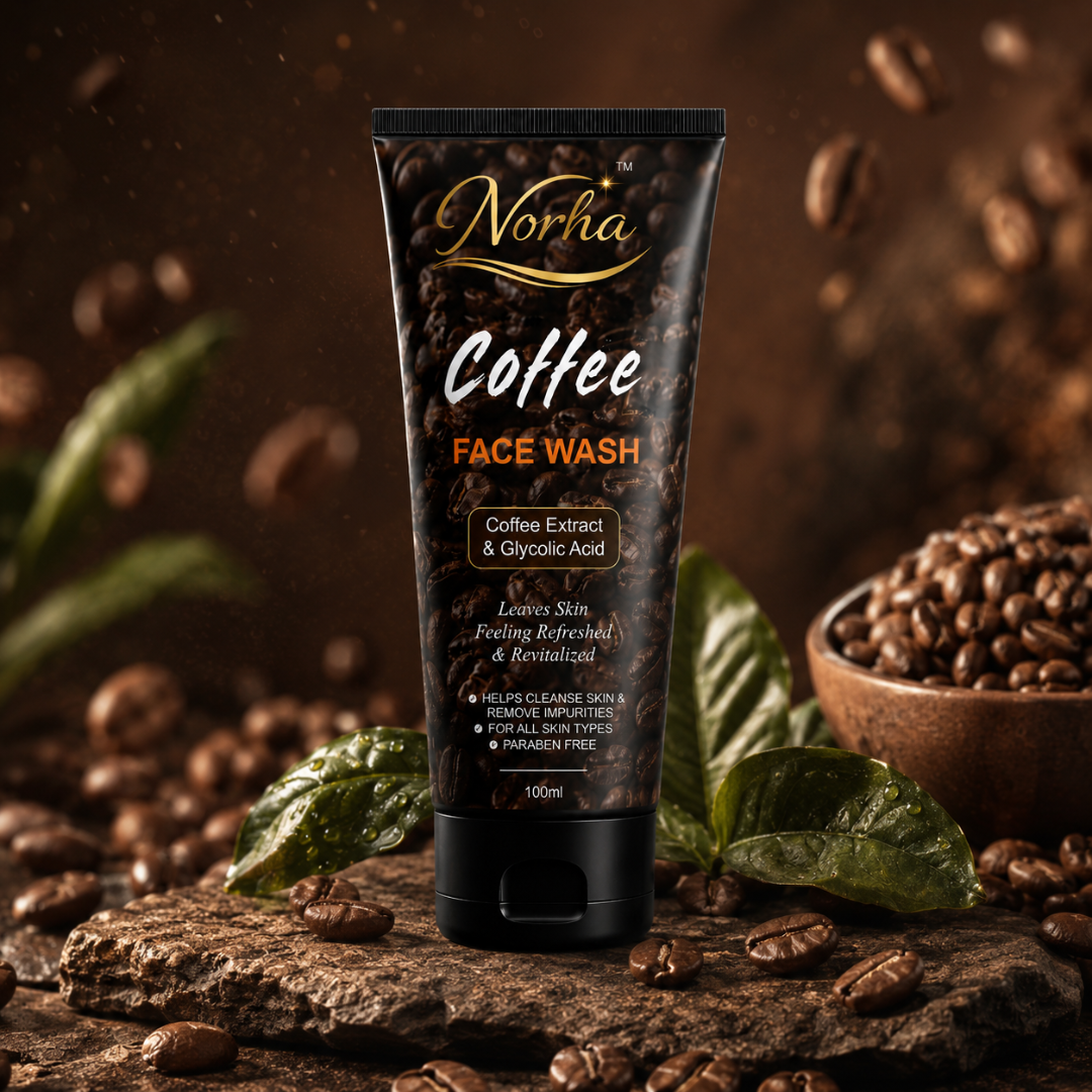 Norha Coffee Face Wash – 100ml | Gentle Daily Cleanser