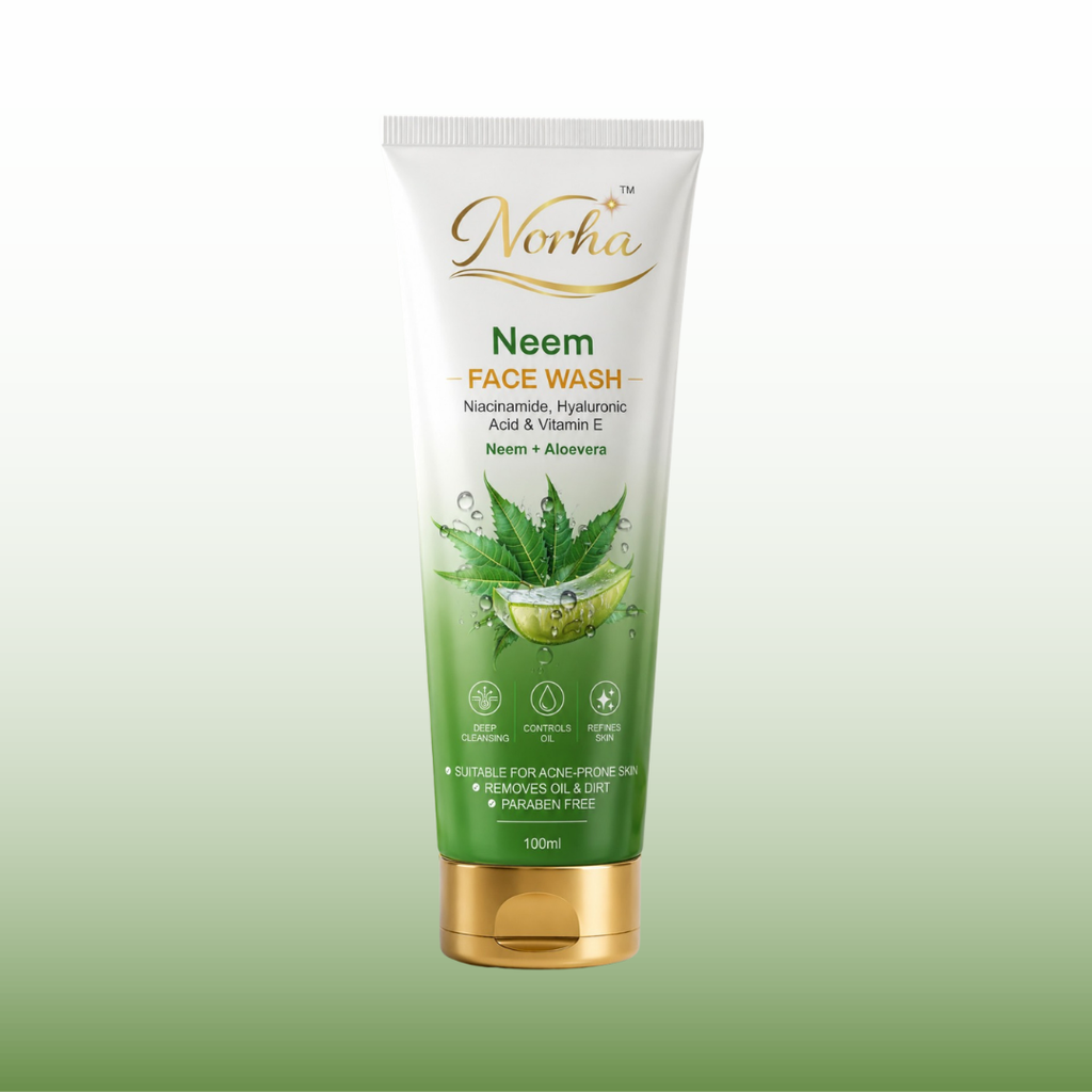 Norha Neem Face Wash – 100ml | Gentle Daily Cleanser