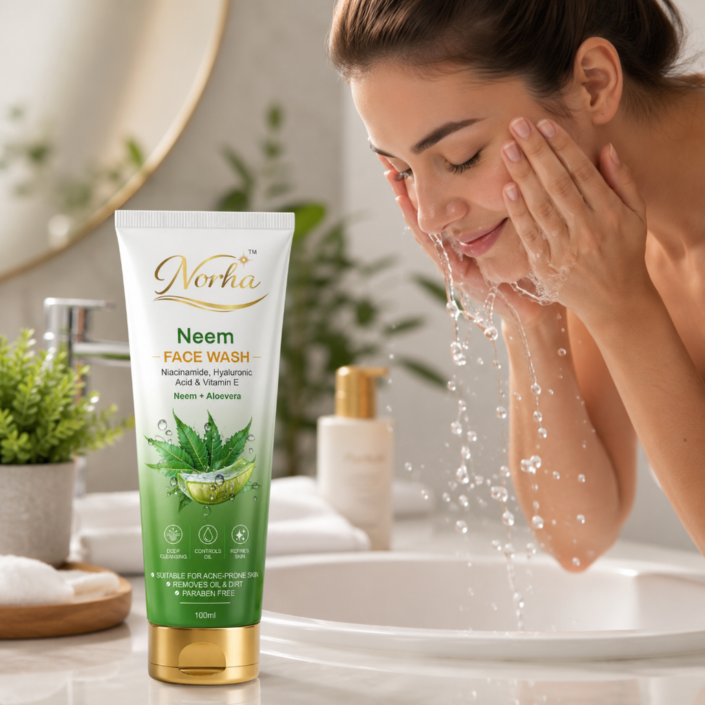 Norha Neem Face Wash – 100ml | Gentle Daily Cleanser